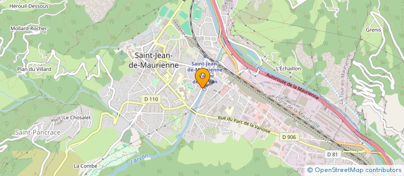localisation de l'entreprise MADAME SANDRA WUILPART à SAINT-JEAN-DE-MAURIENNE