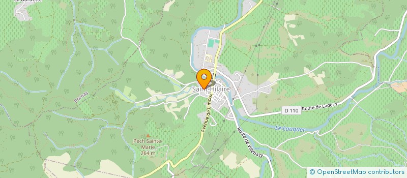 localisation de l'entreprise MADAME SANDRA WYRWICH  SAINT-HILAIRE