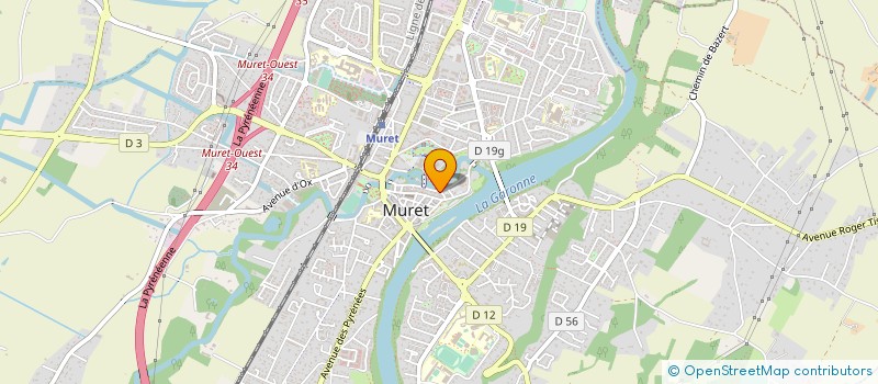 localisation de l'entreprise MADAME SANDRINA AUGRY  MURET