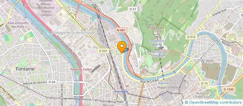 localisation de l'entreprise MADAME SANDRINA CUNHA  GRENOBLE