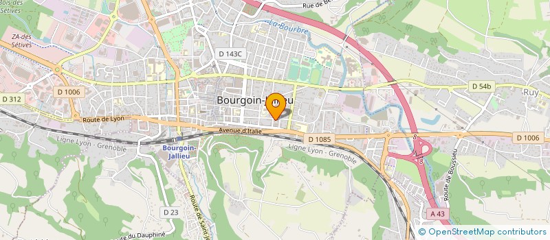 localisation de l'entreprise MADAME SANDRINA FERREIRA  BOURGOIN-JALLIEU