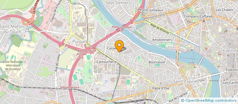 localisation de l'entreprise MADAME SANDRINA JOAQUIM  MURET