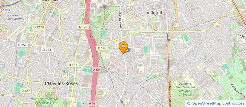 localisation de l'entreprise MADAME SANDRINA RODRIGUES  VILLEJUIF