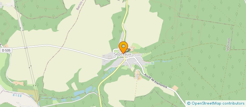 localisation de l'entreprise MADAME SANDRINA ZANELLATO à SEPTVAUX