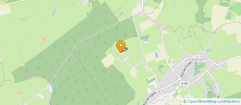 localisation de l'entreprise MADAME SANDRINE ABDELHOUAELB  FELLERIES