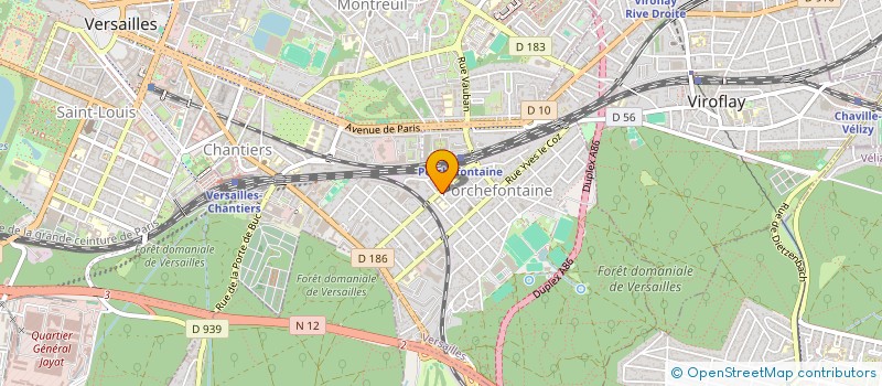 localisation de l'entreprise MADAME SANDRINE ABDERHALDEN  VERSAILLES