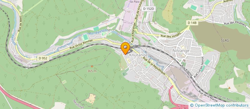 localisation de l'entreprise MADAME SANDRINE ACS  KNUTANGE