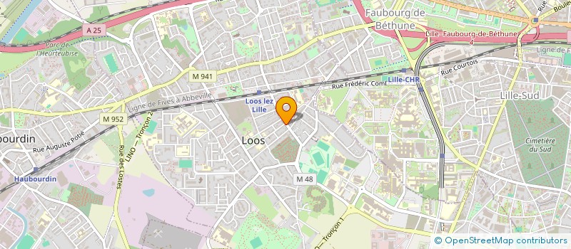 localisation de l'entreprise MADAME SANDRINE AERNOUTS  LOOS