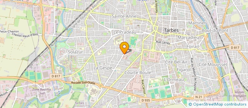 localisation de l'entreprise MADAME SANDRINE AFONSO  TARBES