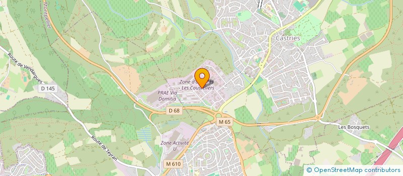 localisation de l'entreprise MADAME SANDRINE ALBE  CASTRIES