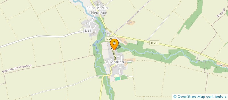 localisation de l'entreprise MADAME SANDRINE ALBEAU  DONTRIEN