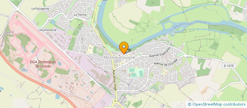 localisation de l'entreprise MADAME SANDRINE ALBERT  MONTREUIL-JUIGNE