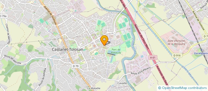 localisation de l'entreprise MADAME SANDRINE ALBIN à CASTANET-TOLOSAN