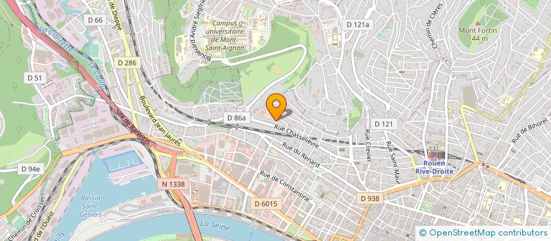 localisation de l'entreprise MADAME SANDRINE-ALEX BETBEDER-MATIBET  ROUEN