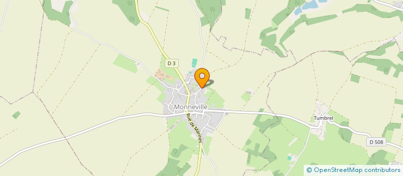 localisation de l'entreprise MADAME SANDRINE ALIBERT  MONNEVILLE