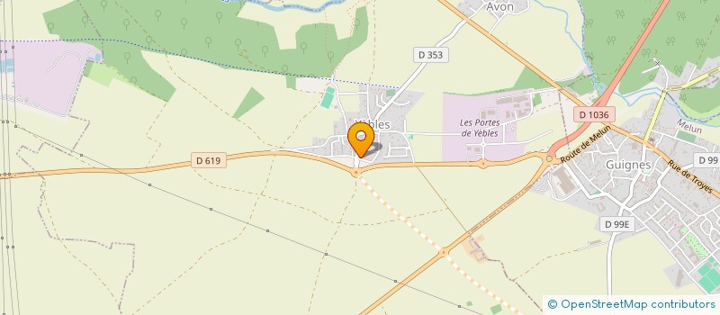 localisation de l'entreprise MADAME SANDRINE ALLAIN  YEBLES