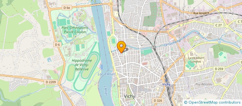 localisation de l'entreprise MADAME SANDRINE ALLEYRAT à VICHY