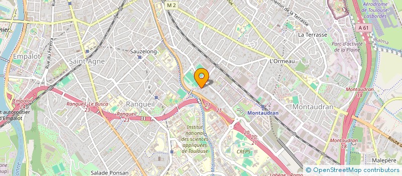 localisation de l'entreprise MADAME SANDRINE ALLIERES  TOULOUSE