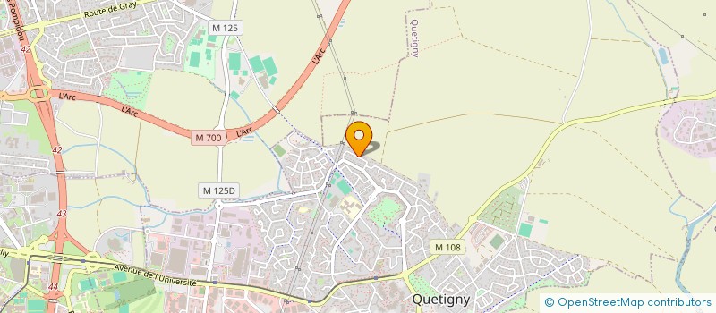 localisation de l'entreprise MADAME SANDRINE ALVES  QUETIGNY