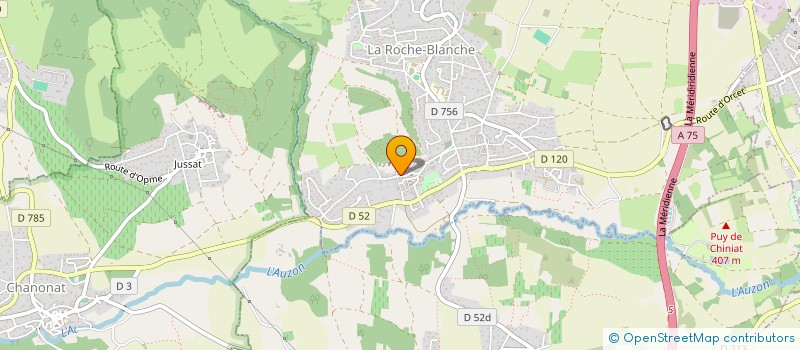 localisation de l'entreprise MADAME SANDRINE ALVES REI  LA ROCHE-BLANCHE