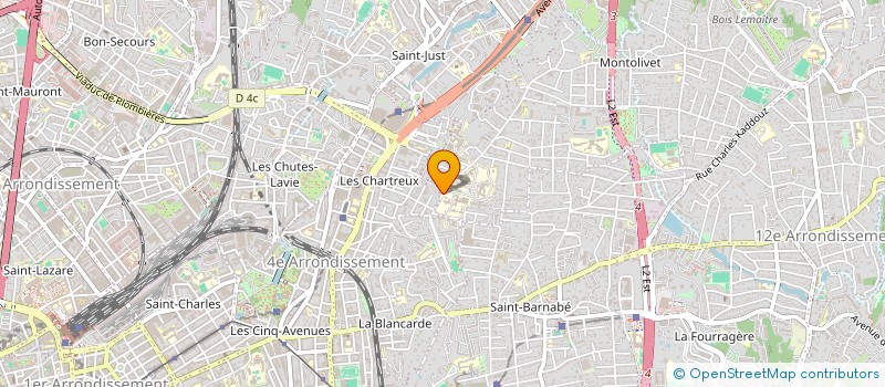 localisation de l'entreprise MADAME SANDRINE AMORE à MARSEILLE