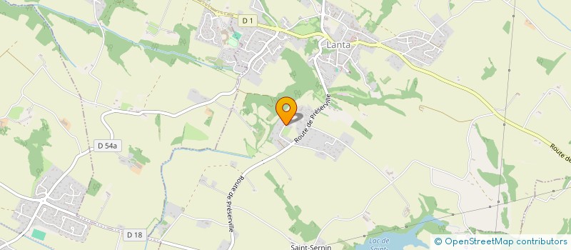 localisation de l'entreprise MADAME SANDRINE AMPE  LANTA