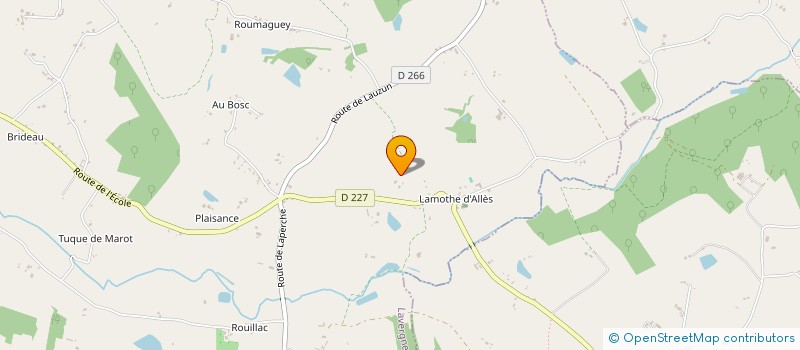 localisation de l'entreprise MADAME SANDRINE ANDREU  AGNAC