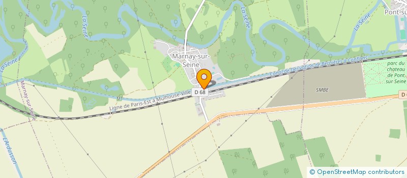 localisation de l'entreprise MADAME SANDRINE ANTOINETTE MINI  MARNAY-SUR-SEINE