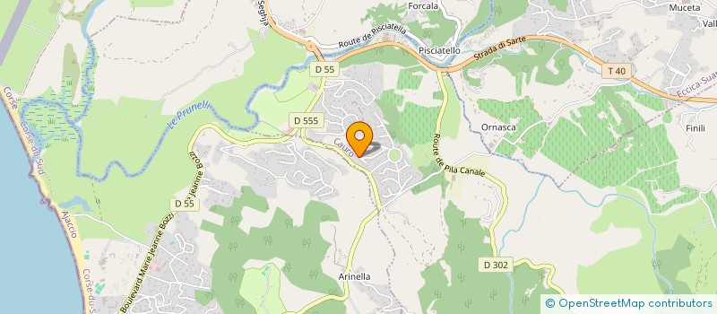 localisation de l'entreprise MADAME SANDRINE ANTOINETTE RAFFALLI  CAURO