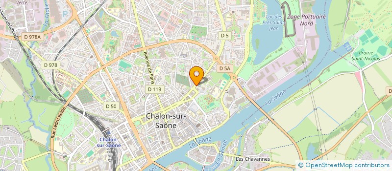 localisation de l'entreprise MADAME SANDRINE ANTUNES à CHALON-SUR-SAONE