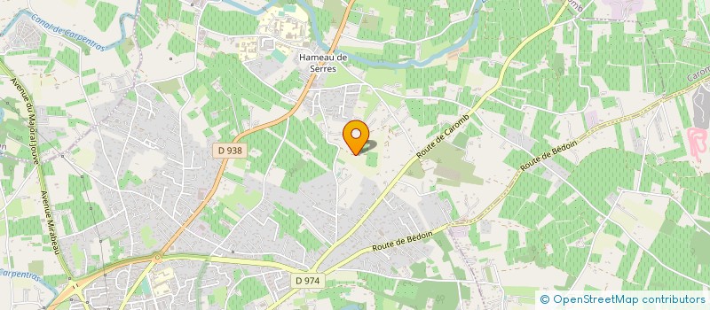 localisation de l'entreprise MADAME SANDRINE ARCHER  CARPENTRAS