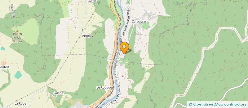 localisation de l'entreprise MADAME SANDRINE ARCIER  PAULHE