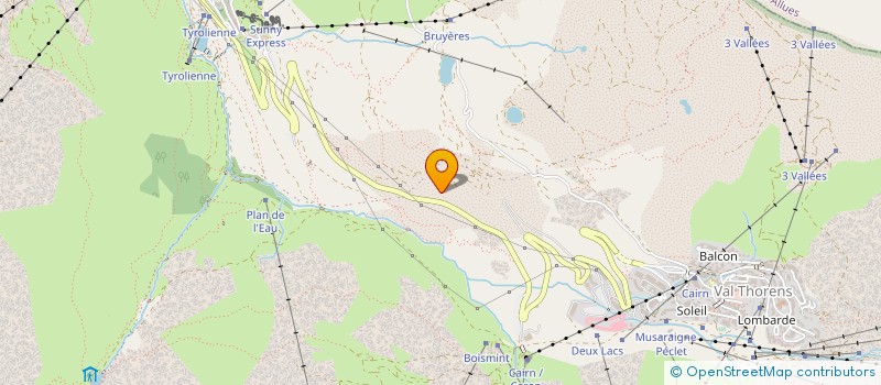 localisation de l'entreprise MADAME SANDRINE ARMAND  LES BELLEVILLE