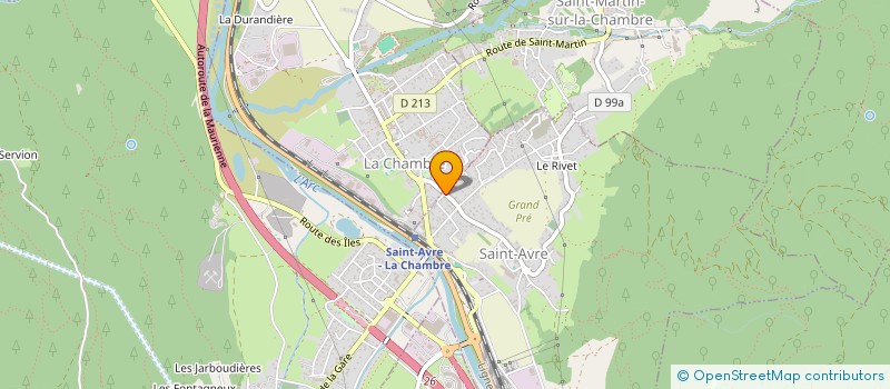 localisation de l'entreprise MADAME SANDRINE ARNAUD  SAINT-AVRE