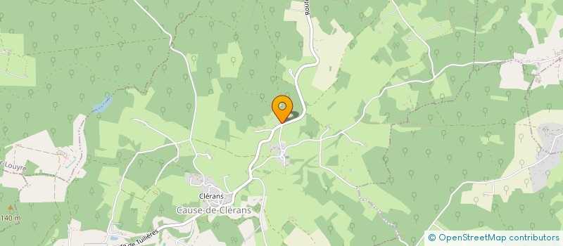 localisation de l'entreprise MADAME SANDRINE ARNAUD  CAUSE-DE-CLERANS