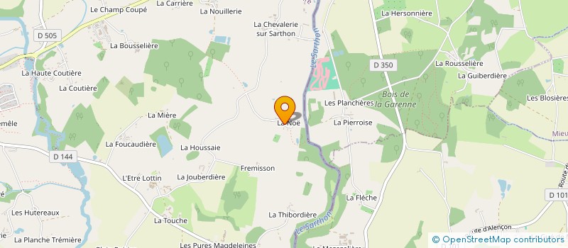 localisation de l'entreprise MADAME SANDRINE ARNOULT  SAINT-PIERRE-DES-NIDS