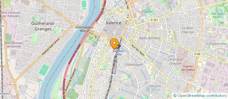 localisation de l'entreprise MADAME SANDRINE ARNOULT  VALENCE