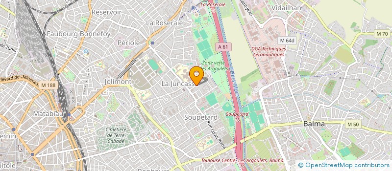 localisation de l'entreprise MADAME SANDRINE ARRIBEUX à TOULOUSE