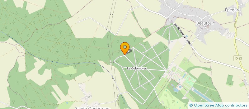 localisation de l'entreprise MADAME SANDRINE ARTHAUD  STE OPPORTUNE DU BOSC