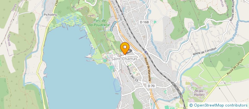 localisation de l'entreprise MADAME SANDRINE ARTIGA  SAINT-CHAMAS