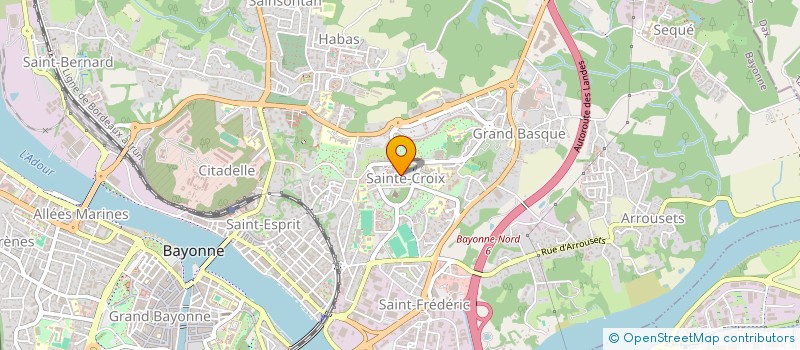 localisation de l'entreprise MADAME SANDRINE ARTIGUENAVE à BAYONNE