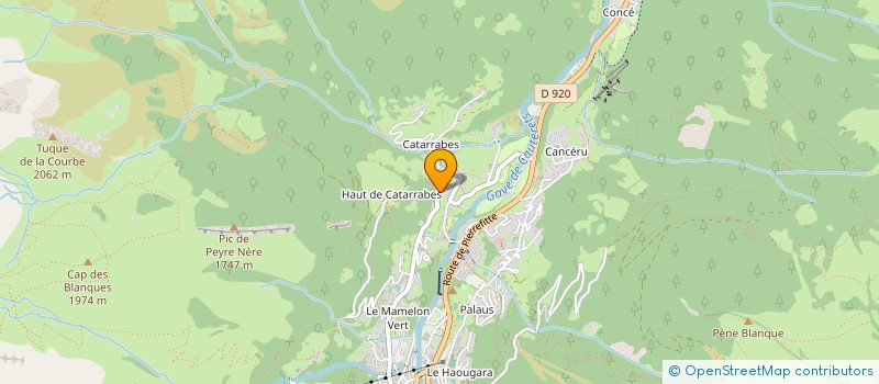 localisation de l'entreprise MADAME SANDRINE ASTEGNO  CAUTERETS