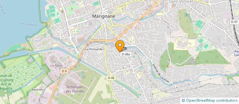 localisation de l'entreprise MADAME SANDRINE ATTARD  MARIGNANE