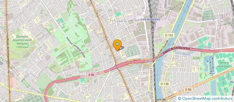 localisation de l'entreprise MADAME SANDRINE AUBERGER à VITRY-SUR-SEINE