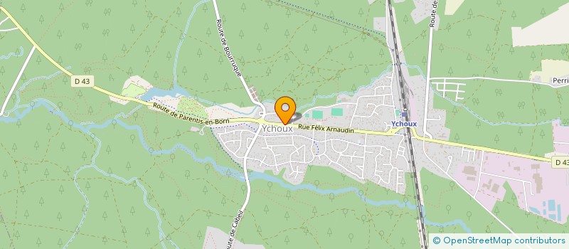 localisation de l'entreprise MADAME SANDRINE AUBERTIN  YCHOUX