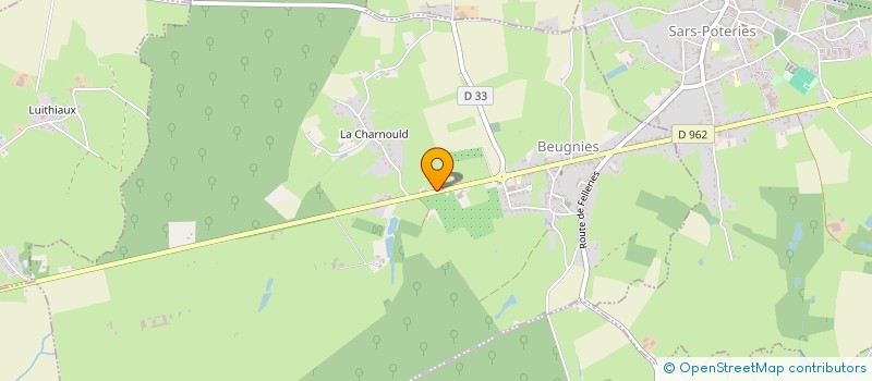 localisation de l'entreprise MADAME SANDRINE AUBOIS  BEUGNIES