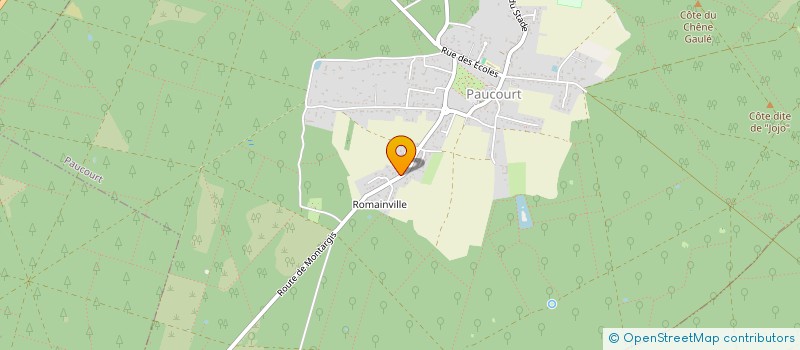 localisation de l'entreprise MADAME SANDRINE AUDIER à PAUCOURT