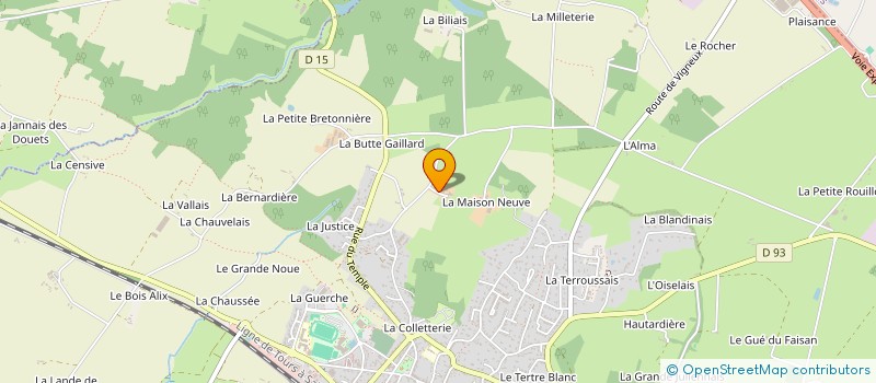 localisation de l'entreprise MADAME SANDRINE AUGRY à VIGNEUX-DE-BRETAGNE