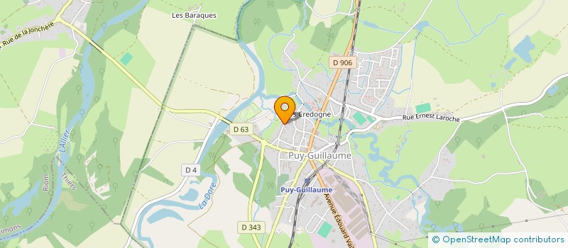 localisation de l'entreprise MADAME SANDRINE AUSSURE  PUY-GUILLAUME