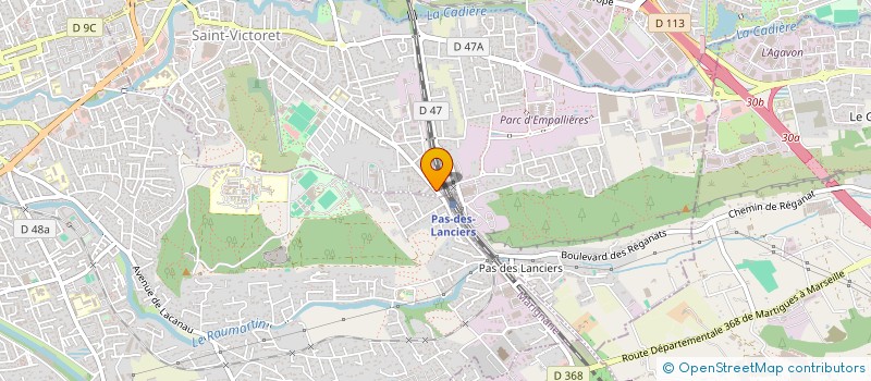 localisation de l'entreprise MADAME SANDRINE AVAZERI  SAINT-VICTORET